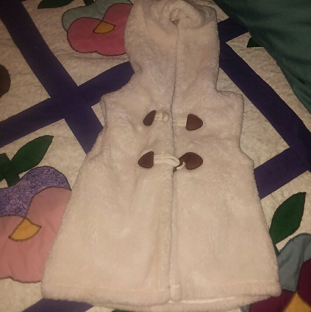 Little girls winter vest.